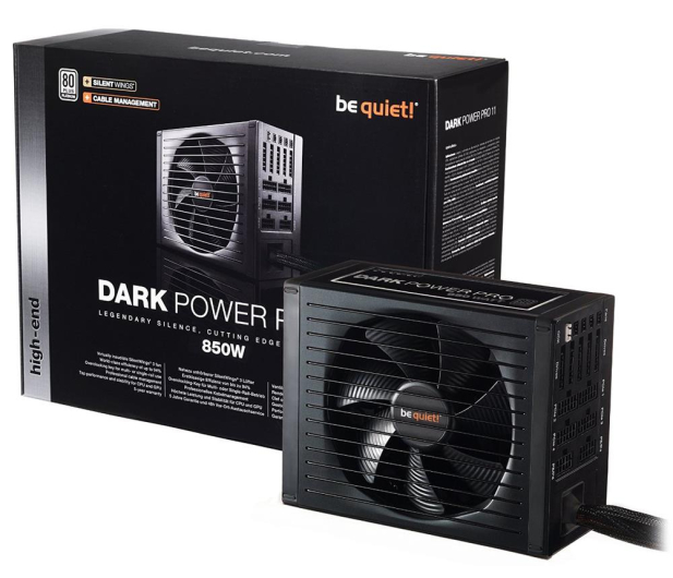 BE QUIET! Dark PowerPro11 850W 80+ 135mm DPP11 BN253 - 250460 - zdjęcie 3